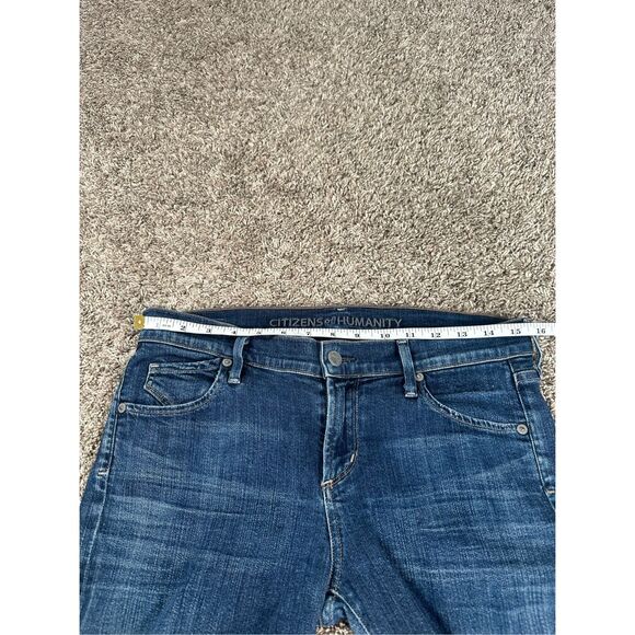 citizens of humanity Avedon Ultra Skinny Cut Off Capri Jeans Women’s 29 Denim - Picture 4 of 13